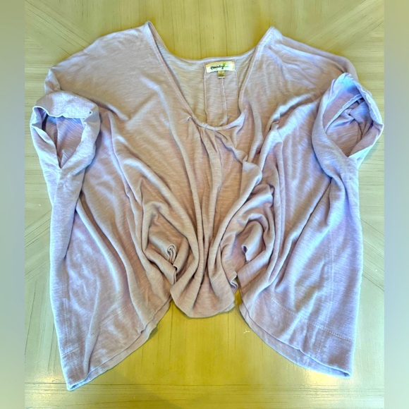 Jolie Dolman Oversized Tee - Porridge by Anthropologie – Lilac – Size Small - Picture 10 of 15